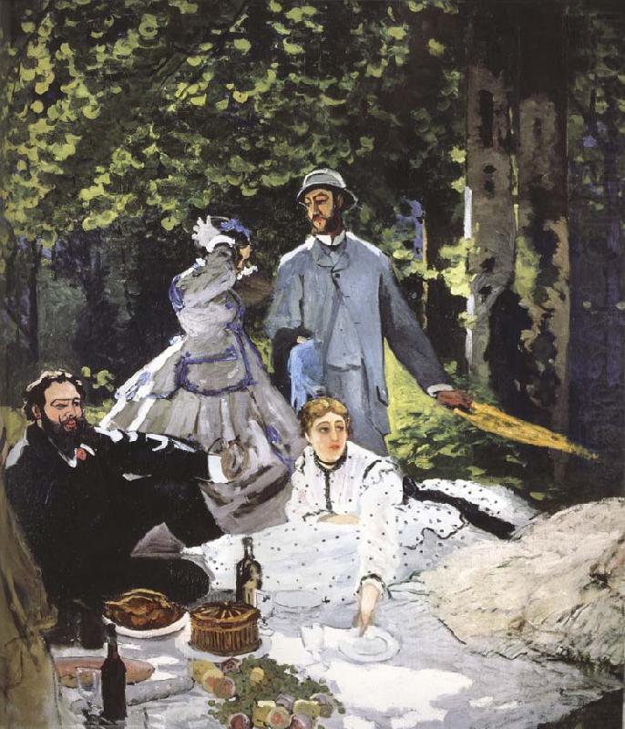 Luncheon on the Grass, Claude Monet